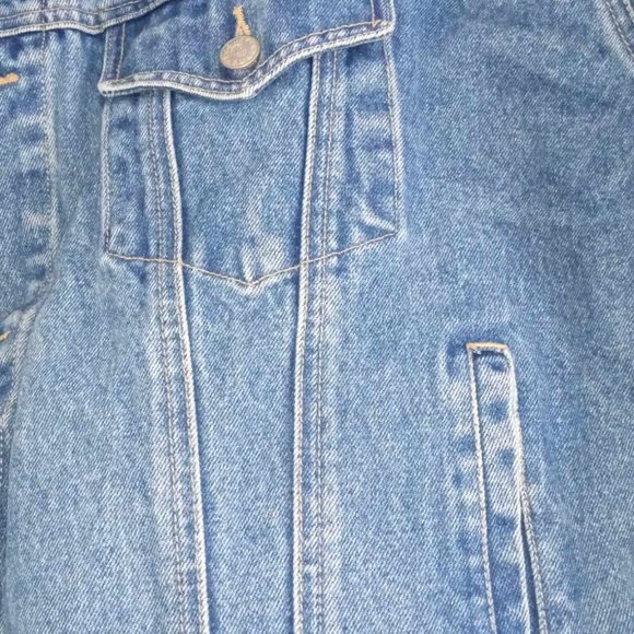 Warner Brothers Motion Pictures Vintage Denim Jacket Size XL - Picture 6 of 6